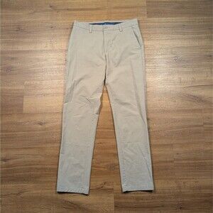 Vineyard Vines OTG On The Go Pants Mens 30x30 Beige Performance Stretch Golf